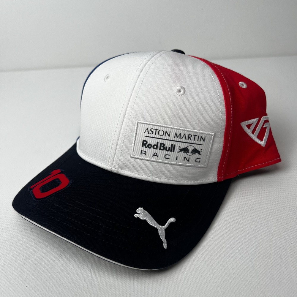 Puma Aston Martin Red Bull Racing Pierre Gasly 10 Hat Snapback F1 Team Cap 163